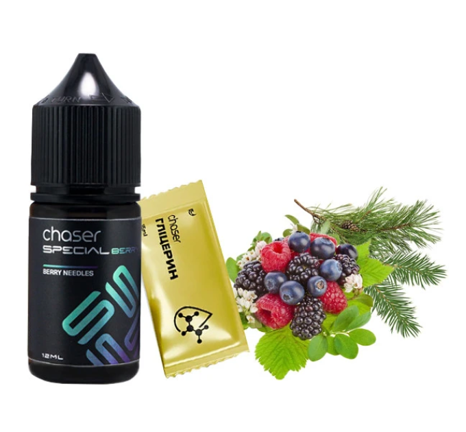 Набор компонентов для самозамеса солевой CHASER Special Berry 30 мл (BERRY NEEDLES Лесные Ягоды Сосна, 0-50 мг) (18042)