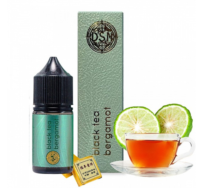 Набор компонентов для самозамеса солевой DSM TEA 30 мл (Black Tea Bergamot, чай с бергамотом 0-50 мг) (19100)