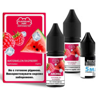 Набор компонентов для самозамеса солевой Flavorlab Disposable Puff 30 мл (Watermelon raspberry, Арбуз Малина 0-50 мг)
