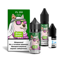 Набор компонентов для самозамеса солевой Flavorlab FL350 30 мл (Grape Lemon Виноград Лимон, 0-65 мг)