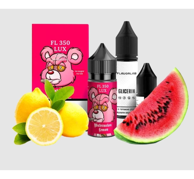 Набор компонентов для самозамеса солевой Flavorlab FL350 LUX 30 мл (Watermelon Lemon, Арбуз Лимон 0-65 мг) (19774)