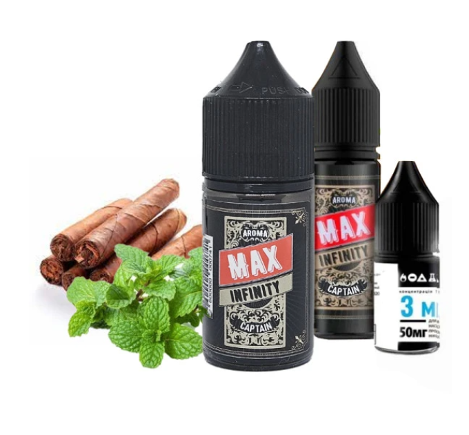 Набор компонентов для самозамеса солевой жидкости Flavorlab Infinity MAX 30 мл (Captain, 0-65 мг) (17927)