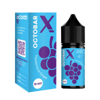 Набор компонентов для самозамеса солевой жидкости Octobar X 30 мл (Mysterious Grape Виноград, 0-65 мг)