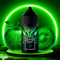 Набор компонентов для самозамеса солевой жидкости WES AI 30 мл (Apple Kiwi Яблоко Киви, 0-50 мг)