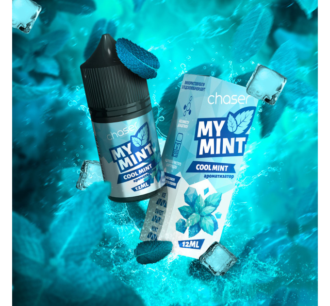Набор компонентов для самозамеса солевой заправки CHASER MY MINT 30 мл (Cool Mint, Морозная мята 0-50 мг) (19044)