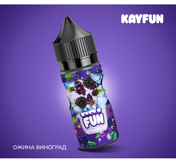 Набор компонентов для самозамеса солевой заправки Flavorlab Kayfun 30 мл (Ежевика Виноград, 0-50 мг) (18704)