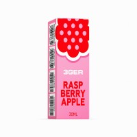 Набор компонентов заправки для самозамеса на солевом никотине 3GER 30 мл (Raspberry Apple, 0-50 мг)