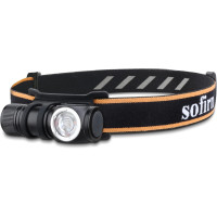 Налобный фонарик Sofirn HS10 компактный аккумуляторный светодиодный фонарь (Black)