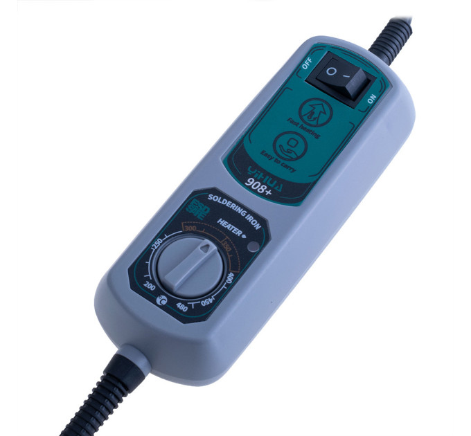 Паяльник с блоком температуры Yihua 908+ 65W с регулировкой температуры, цифровой блок управления, электрический паяльник (19463)