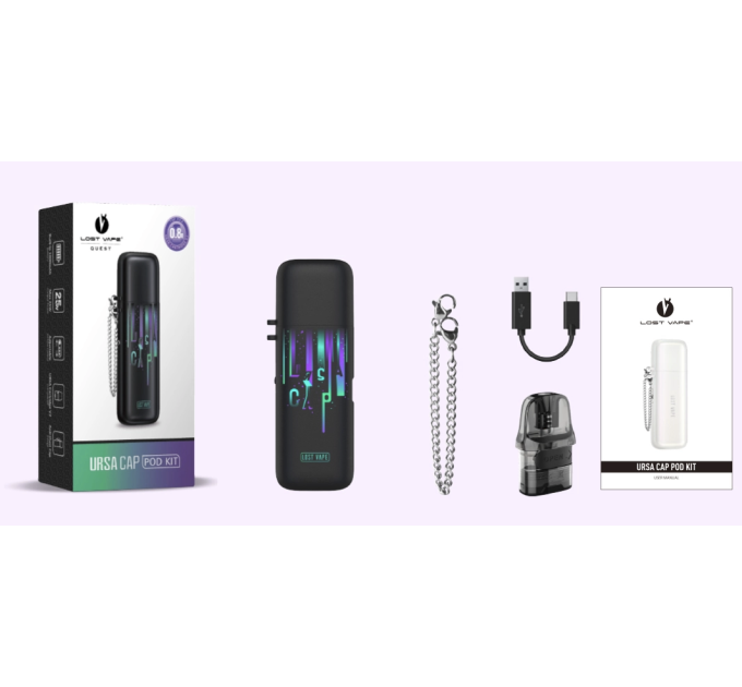 Под-система Lost Vape Ursa Cap Pod 1000mAh 2.5ml Original Kit (Solo Charm) (17444)