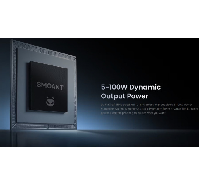 Под-система Smoant Pasito 3 100W Pod 2800mAh 7ml электронная сигарета Original Kit (Matte Black) (18829)