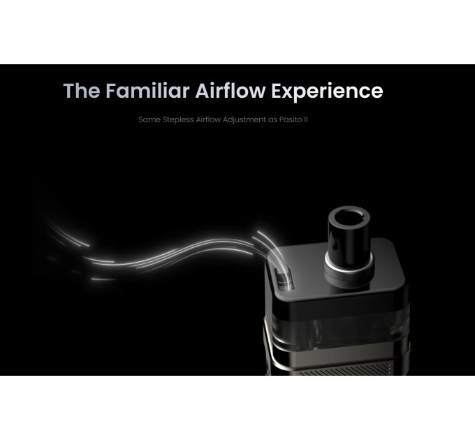 Под-система Smoant Pasito 3 100W Pod 2800mAh 7ml электронная сигарета Original Kit (Matte Black) (18829)