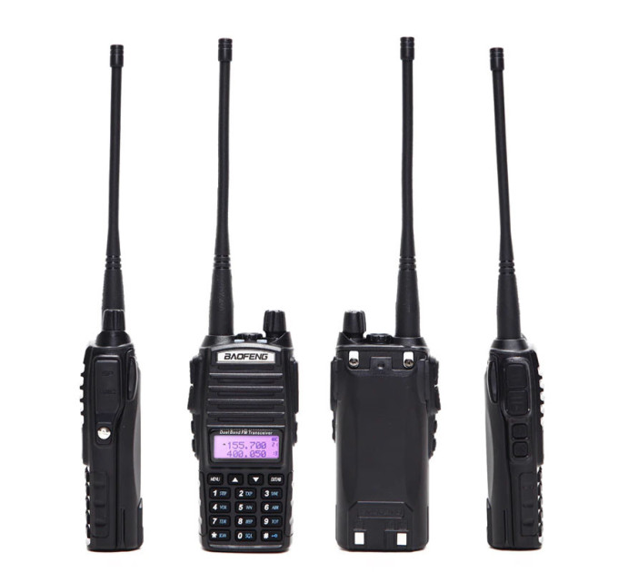 Портативная тактическая рация Baofeng UV-82 8W двухдиапазонная с гарнитурой VHF/UHF (19177)