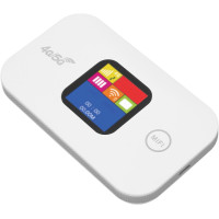 Портативный 4G/5G LTE роутер Pix-Link Mobile Router PH319-E карманный Wi-Fi модем с LED дисплеем (White)