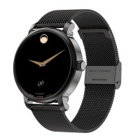 Смарт-часы LEMFO LF35/Y8 Original стальной ремешок (Black)