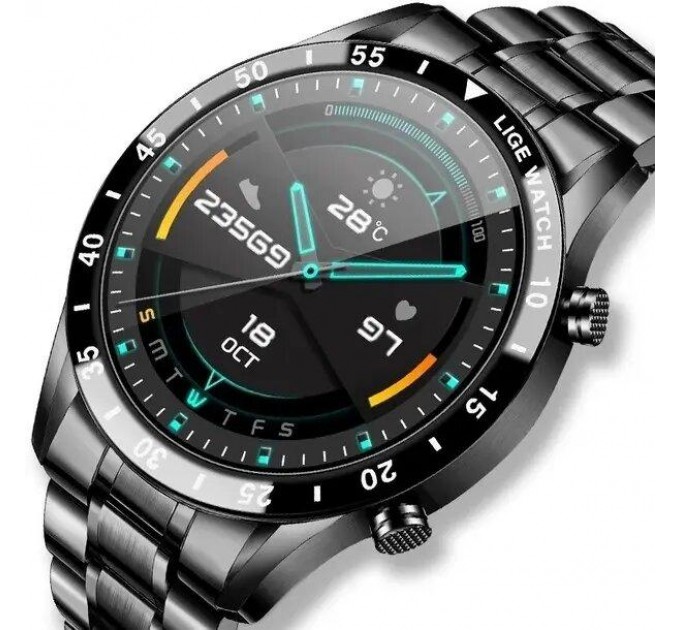 Смарт-часы Lige Smart Power Nano BW0220 Original (Black) (15247)