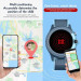 Смарт-часы детские LEMFO D36 4G с камерой WI-FI GPS SIM-карта геозабором Original силиконовый ремешок (Black Red) (16735)