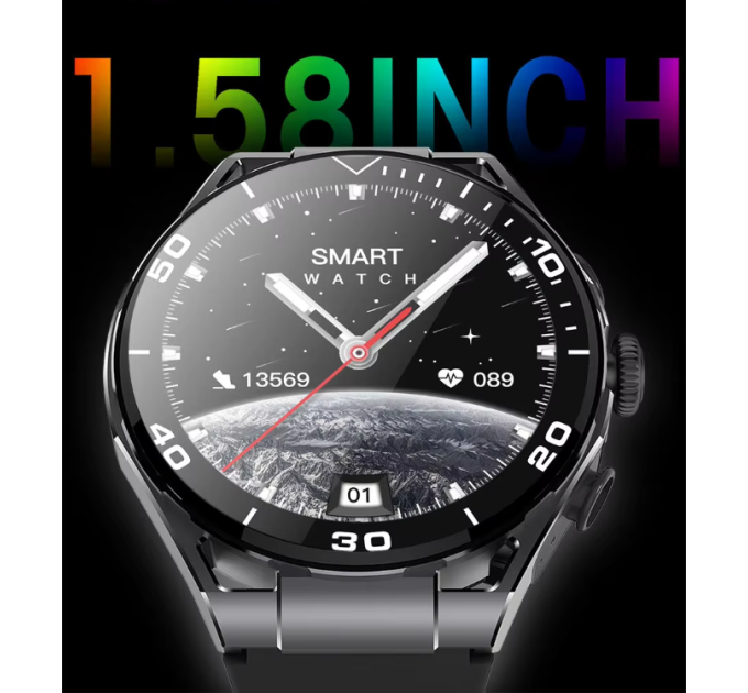 Смарт-часы с наушниками LEMFO Q11 Original силиконовый ремешок (Black Black) (18755)