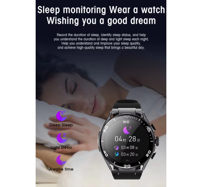 Смарт-часы с наушниками LEMFO Q11 Original силиконовый ремешок (Black Black) (18755)