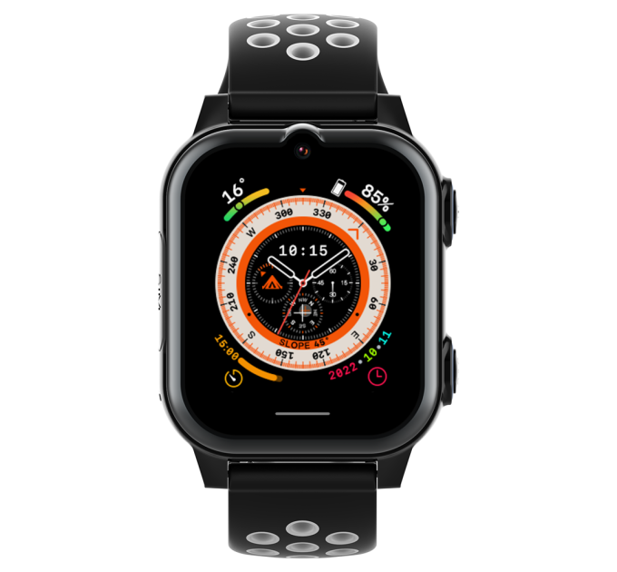 Смарт часы-телефон детские Wonlex CT21 Original с видеозвонком WI-FI GPS SIM-карта (Black) (18557)