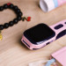 Смарт часы-телефон детские Wonlex KT24S 4G камера прослушка геозона WI-FI GPS SIM Original (Pink) (16999)