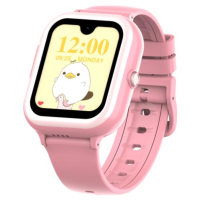Смарт часы-телефон детские Wonlex KT31 4G с камерой WI-FI GPS SIM-картой Original (Pink)