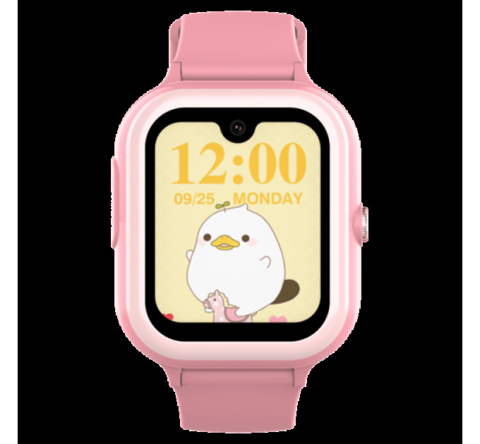 Смарт часы-телефон детские Wonlex KT31 4G с камерой WI-FI GPS SIM-картой Original (Pink) (16996)