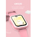 Смарт часы-телефон детские Wonlex KT31 4G с камерой WI-FI GPS SIM-картой Original (Pink) (16996)