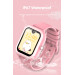 Смарт часы-телефон детские Wonlex KT31 4G с камерой WI-FI GPS SIM-картой Original (Pink) (16996)