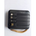 УМБ Power Bank 5000mAh повербанк с экраном и фонариком 4 в 1 (Голова Bearbrick Black) (17532)