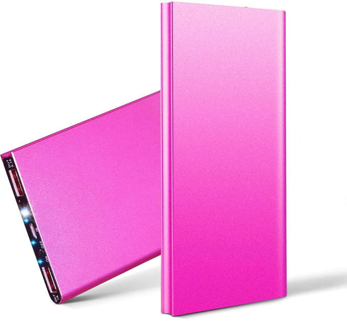 УМБ павербанк Power Bank 20000 mAh с фонариком LVR 018 (Pink) (17692)