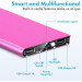 УМБ павербанк Power Bank 20000 mAh с фонариком LVR 018 (Pink) (17692)