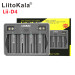 Зарядное устройство LiitoKala Lii-D4 для аккумуляторов АА, ААА, 18650, 21700, 26650, 32700 Li-ion, Ni-MH, Ni-Cd, Крона 9В (19419)