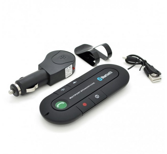 Bluetooth гарнитура для автомобиля с громкой связью PIX-LINK LV-B08 (Black) (15261)