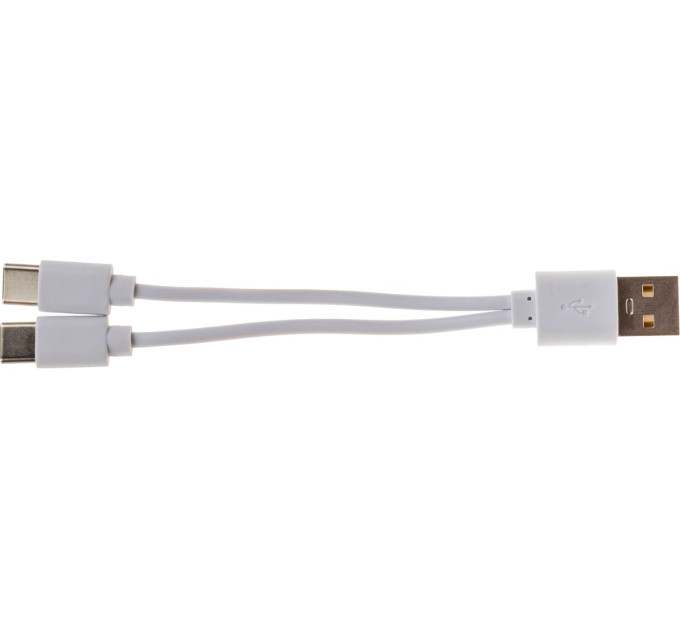 Kабель разветвитель Smartoools USB - Type-C для одновременной зарядки 2-х устройств (White) (19495)