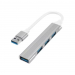 USB-хаб PIX-LINK USB 3.0 4 порта (Silver) (16155)