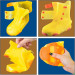 Бахилы детские на обувь ПВХ H003 2XL 34-35 (Yellow) (17579)