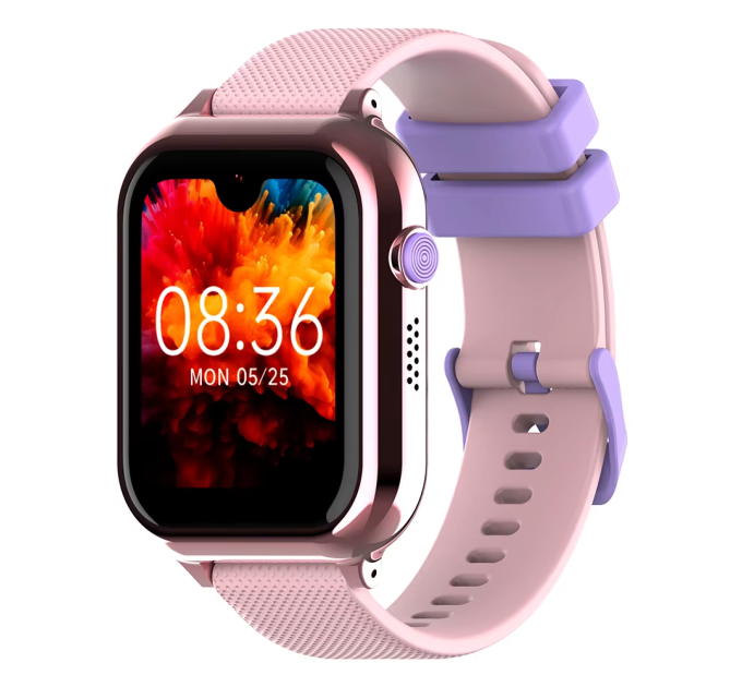 Детские смарт-часы Wonlex KT38 Original часы-телефон с видеозвонком GPS WI-FI и SIM-картой (Pink) (19135)