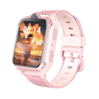 Детские смарт-часы Wonlex KT42 Original часы-телефон с видеозвонком GPS WI-FI и SIM-картой (Pink)