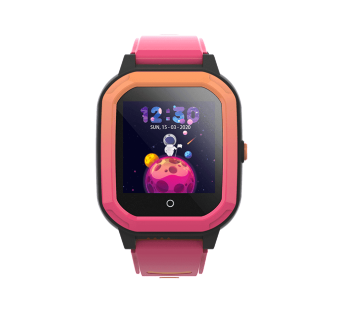 Детские умные смарт-часы Wonlex KT20  с камерой WI-FI GPS SIM-карта видеозвонок Original (Pink) (17766)