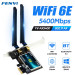 Геймерская трехдиапазонная Сетевая карта WiFi+Bluetooth 5.3 PCI-E Fenvi FV-AX5400  2.4G/5G/6Ghz 5374 Mbps + 2 Антенны (18842)