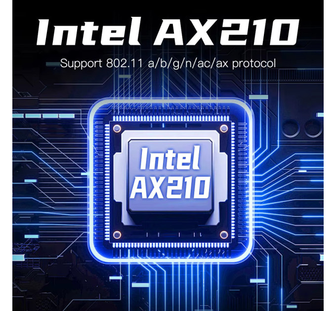 Геймерская трехдиапазонная Сетевая карта WiFi+Bluetooth 5.3 PCI-E Fenvi FV-AX5400  2.4G/5G/6Ghz 5374 Mbps + 2 Антенны (18842)