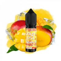 Рідина для POD систем Crazy Juice Mango Ice 15 мл 30 мг (Манго з прохолодою)