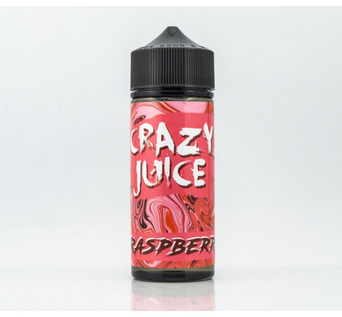 Жидкость для электронных сигарет Crazy Juice Rasberry 120 мл  3 мг (Малина)