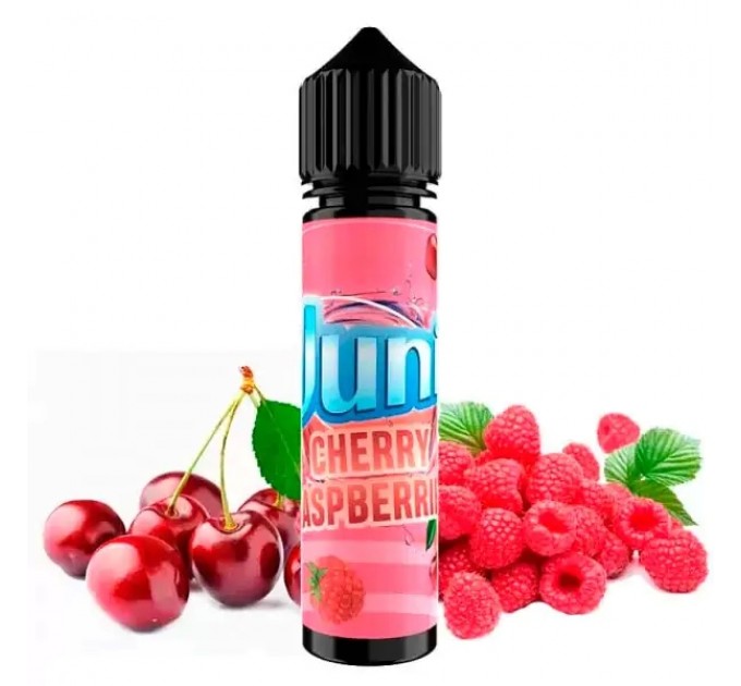 Рідина для електронних сигарет Juni Cherry Raspberry 60 мл 0 мг (Вишня Малина Холод)
