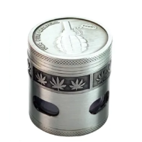 Гриндер для измельчения табака D&K Гранаты DK-5081-X4 (Silver 3)