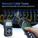 Кабельный тестер Noyafa NF-8209 pro Сетевой тестер кабеля, трассоискатель, PoE тестер, измерение длины кабеля (19405)