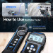 Кабельный тестер Noyafa NF-8209 pro Сетевой тестер кабеля, трассоискатель, PoE тестер, измерение длины кабеля (19405)
