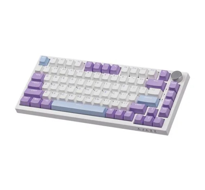 Клавиатура механическая AJAZZ AK820 Sea Salt Switch / с подсветкой RGB / Раскладка 75% ( (Blue White Purple) (19571)