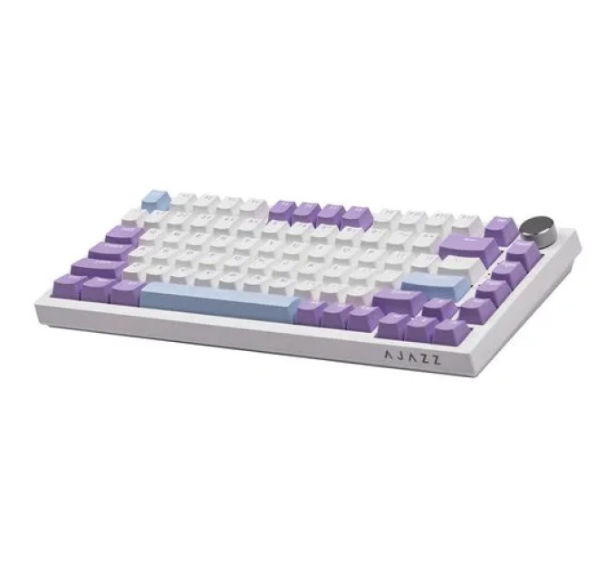 Клавиатура механическая AJAZZ AK820 Sea Salt Switch / с подсветкой RGB / Раскладка 75% ( (Blue White Purple) (19571)